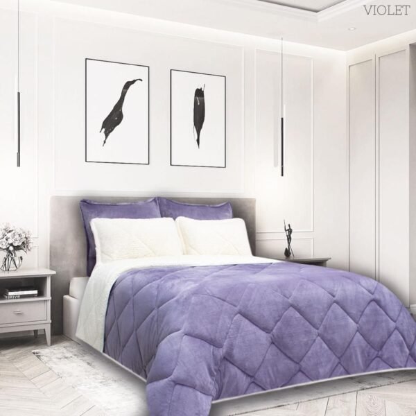 CUBRECAMA OVEJERO - VIOLETA