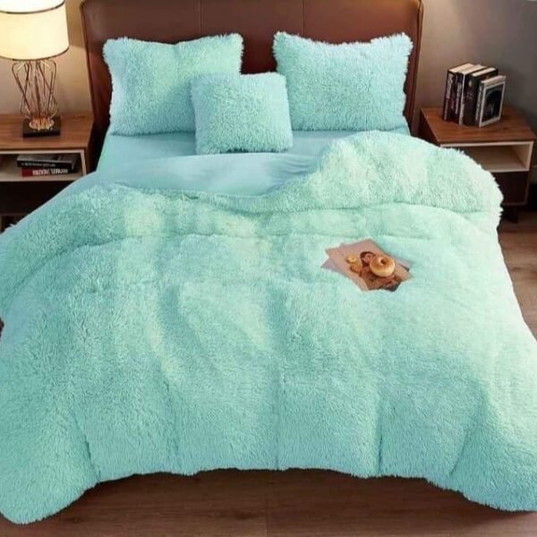 CUBRECAMA PELUCHE - VERDE