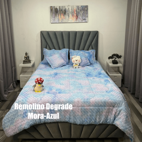 CUBRELECHO  REMOLINO DEGRADÉ PREMIUM - DOBLE