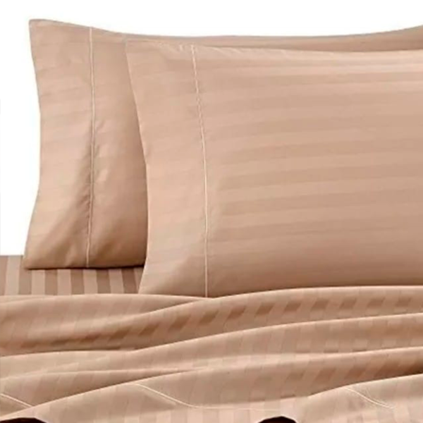 SÁBANA COLOR BEIGE DE 300 A 500 HILOS